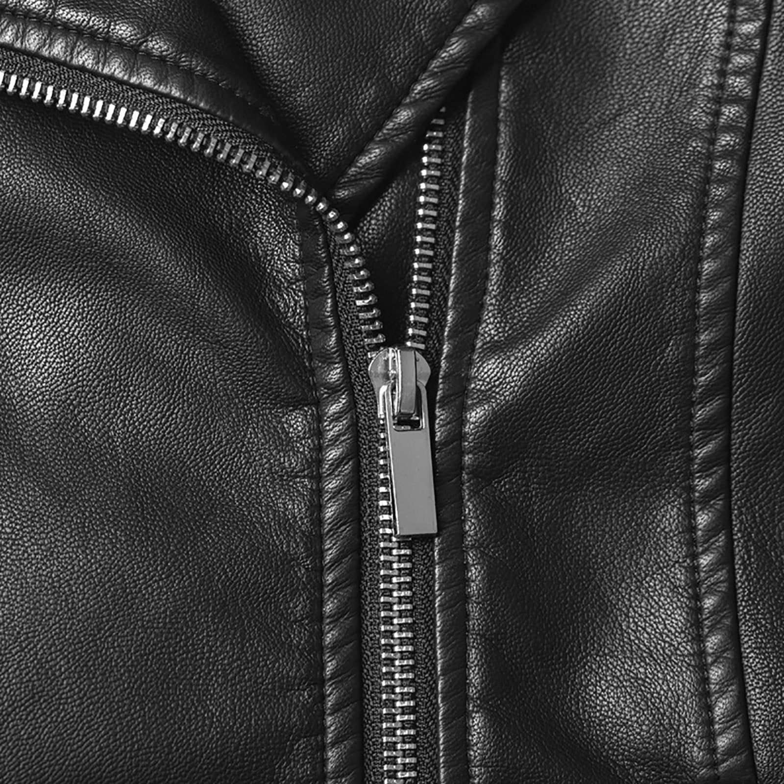 Women’s Slim Hooded Real Leather Jacket