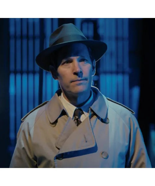 Only Murders in the Building S03 Paul Rudd Beige Coat