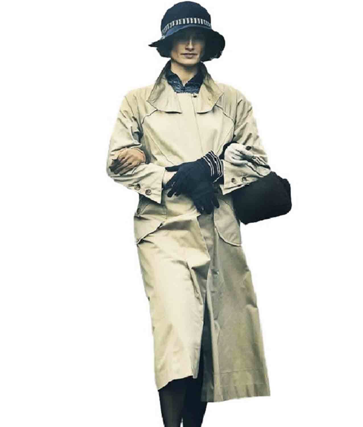 Natasha O’Keeffe Peaky Blinders Lizzie Stark Trench Coat