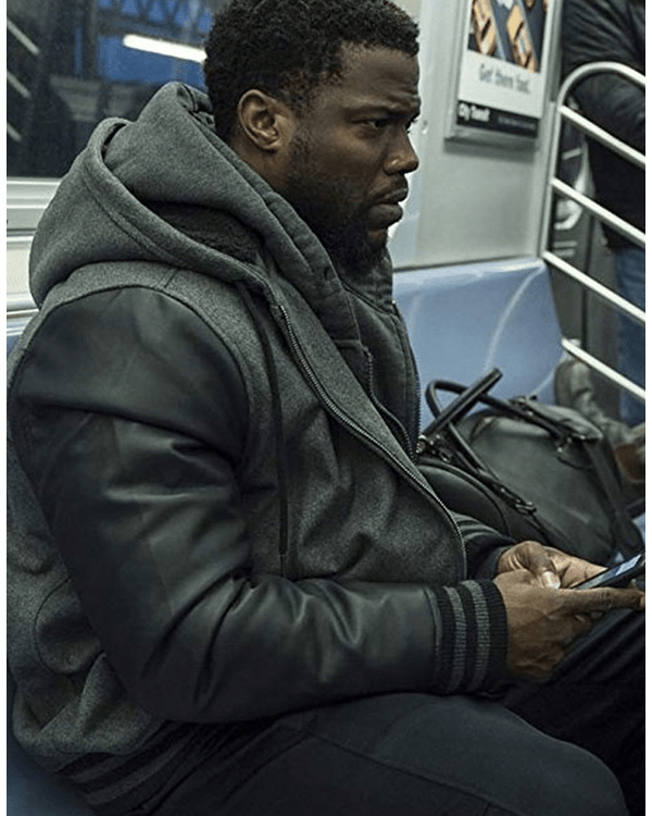 Lift 2024 Kevin Hart Grey Black Hooded Jacket