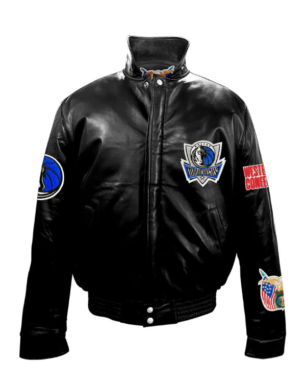 Dallas Mavericks Full Black Leather Jacket
