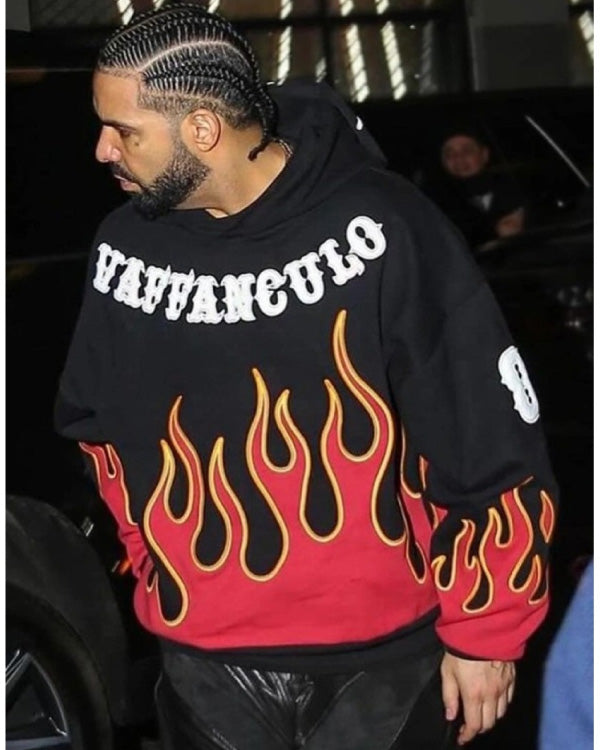 Drake Vaffanculo Flame Hoodie