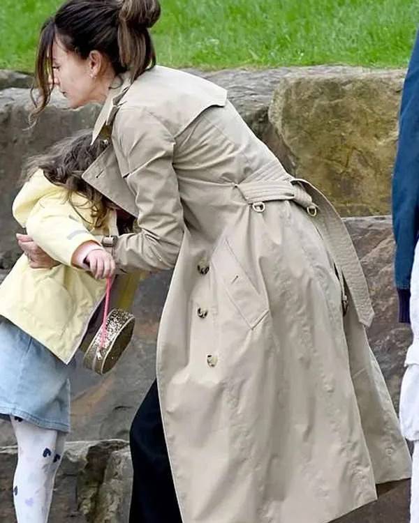 Fool Me Once S01 Maya Stern Cotton Trench Coat