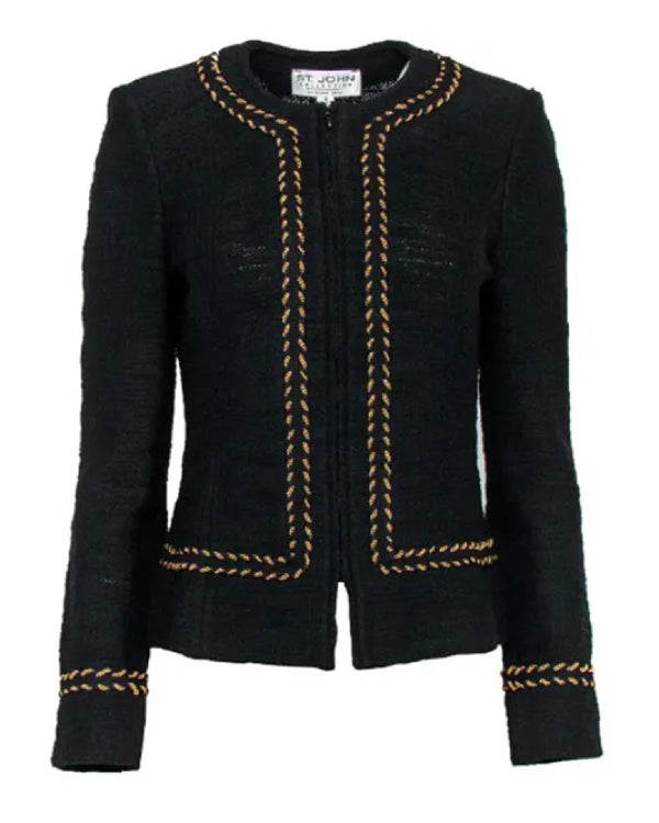 Jacki Weaver Clipped 2024 Black Jacket