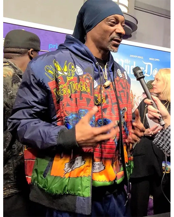 The Underdoggs 2024 Snoop Dogg Blue Bomber Jacket