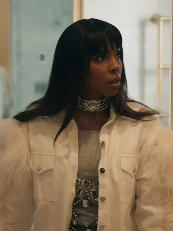 The Equalizer S03 Kelly Rowland White Jacket