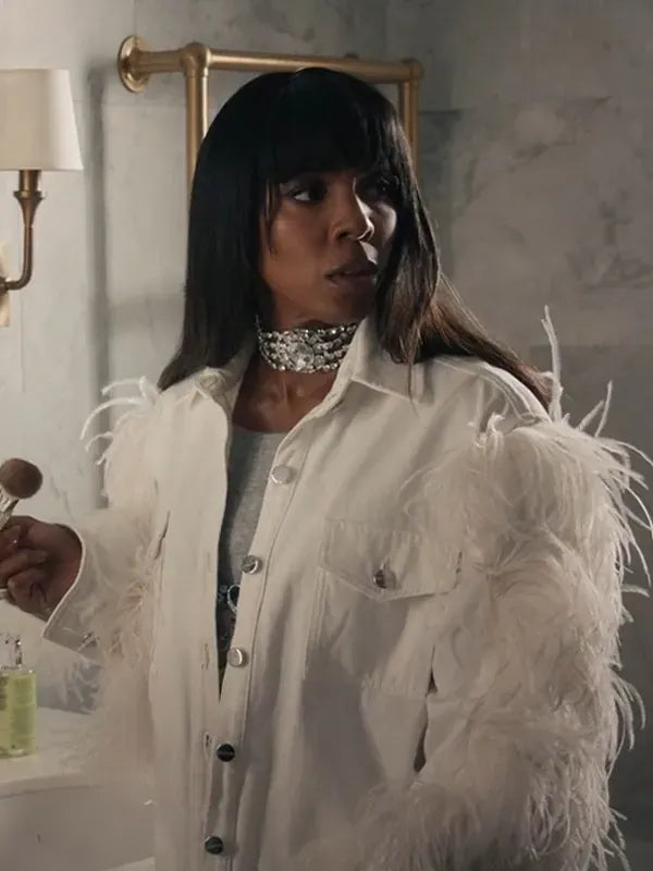 The Equalizer S03 Kelly Rowland White Jacket