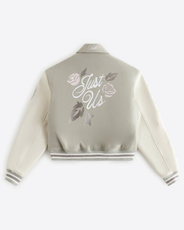Women Campbell Cropped Varsity Jacket