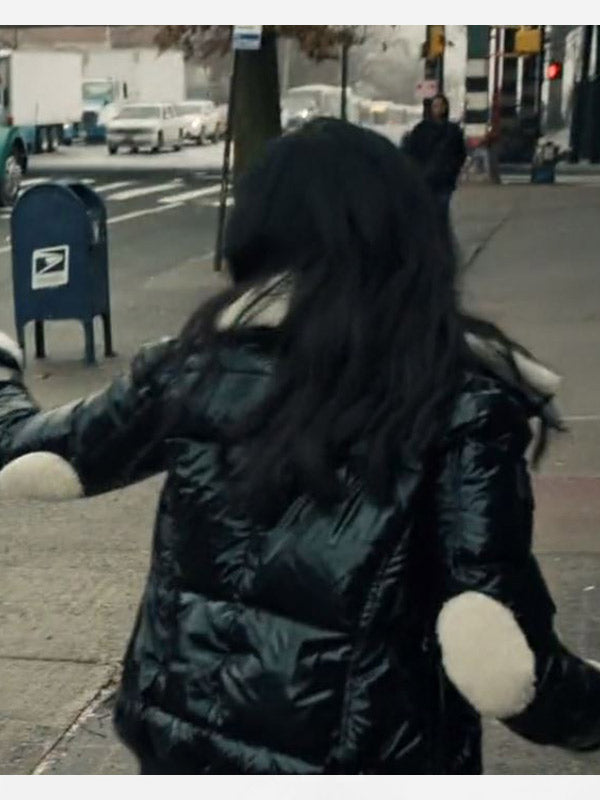 The Equalizer S03 Liza Lapira Black Puffer Jacket