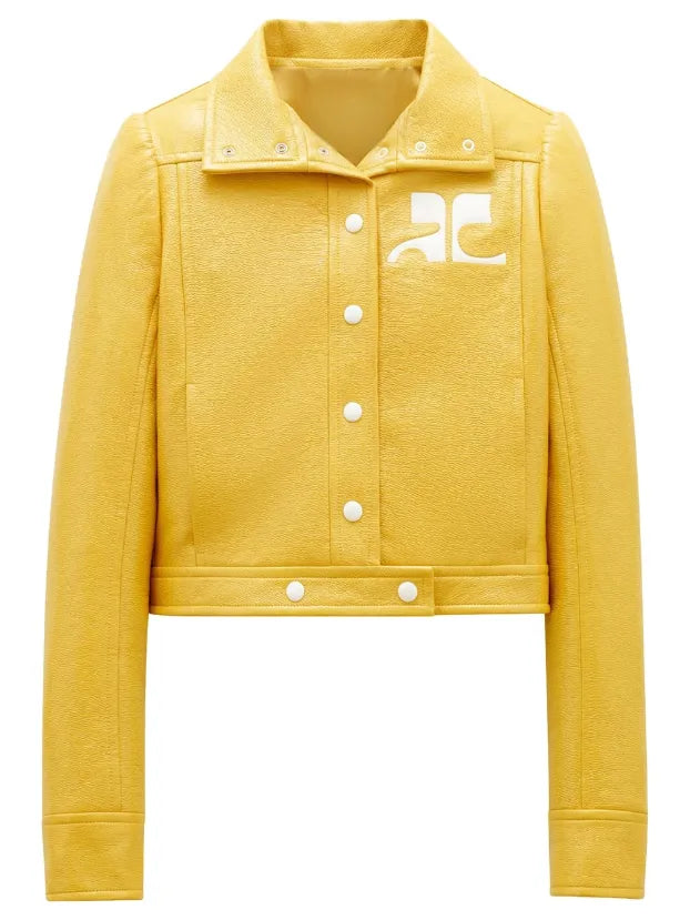 Melody Bayani The Equalizer S03 Faux Leather Yellow Jacket