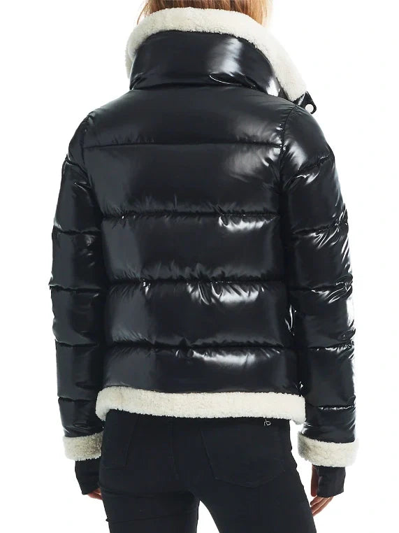 The Equalizer S03 Liza Lapira Black Puffer Jacket