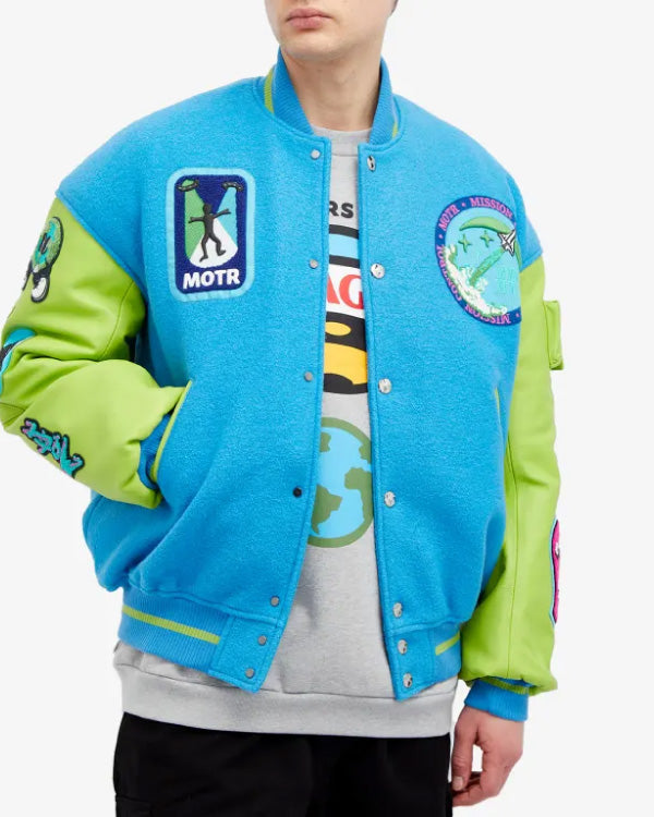 Members Of The Rage Oversized Varsity Jacket