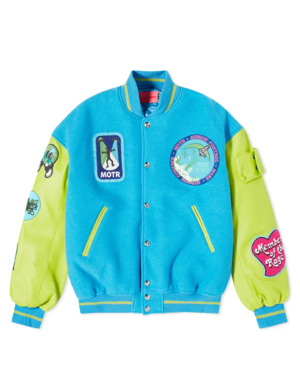 Members Of The Rage Oversized Varsity Jacket