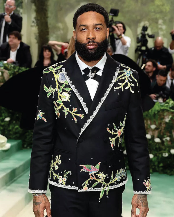 Odell Beckham Jr. 2024 Met Gala Black Blazer