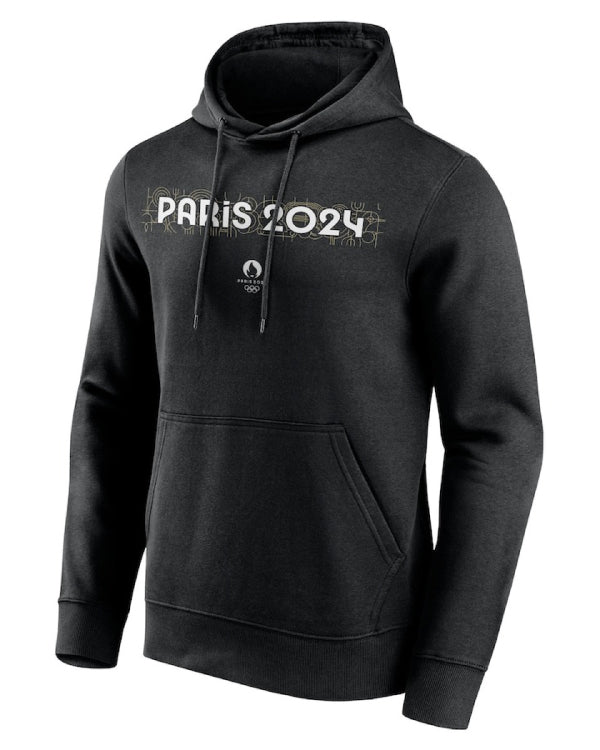 Paris 2024 Olympic Black Hoodie
