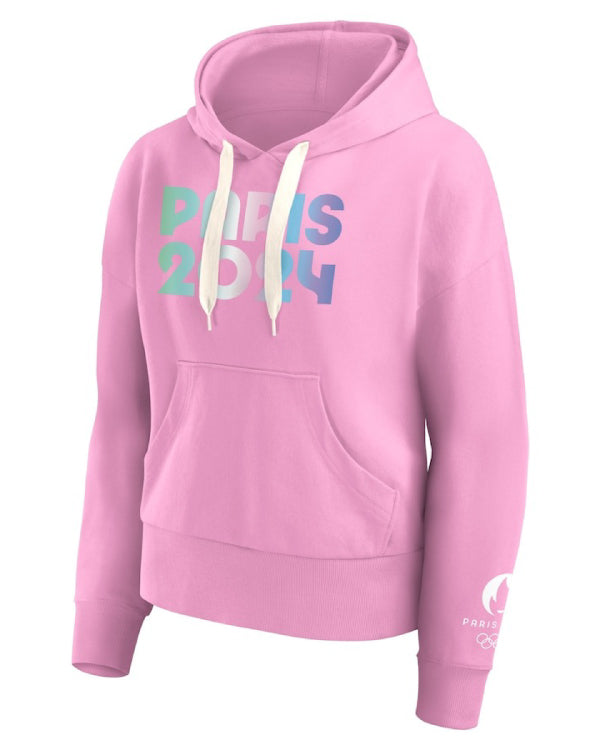 Paris 2024 Olympics Women's Pink Hoodie