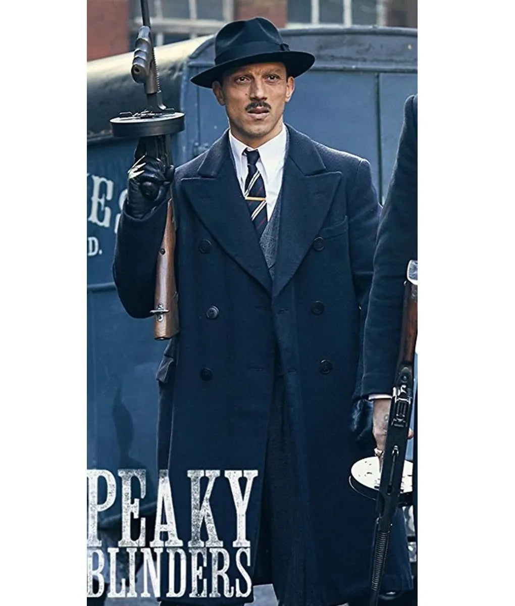 Peaky Blinders Mateo Black Long Trench Coat