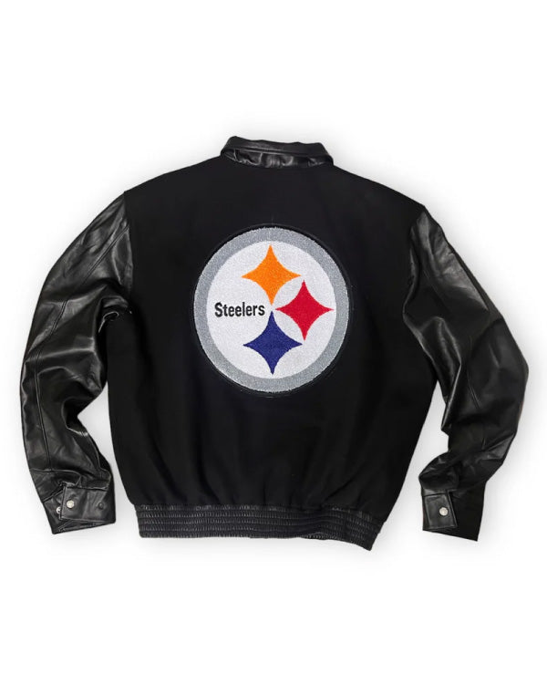 Pittsburgh Steelers Wool & Leather Varsity Jacket