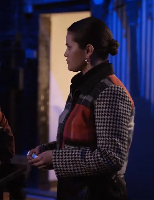 Selena Gomez Only Murders In The Building S03 Tartan Jacket