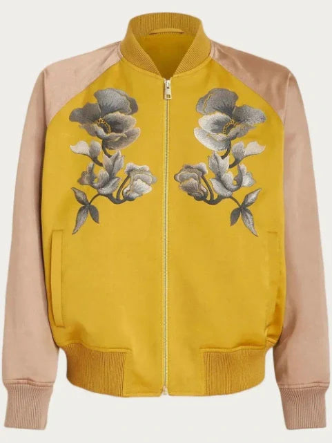 The Equalizer Queen Latifah S03 Floral Bomber Jacket