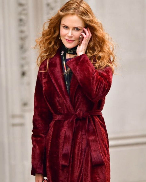 The Undoing Nicole Kidman Maroon Coat