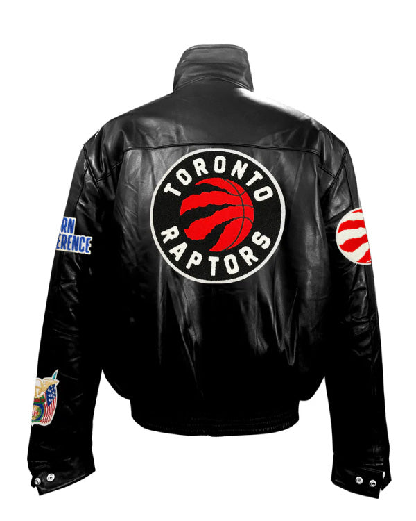 Toronto Raptors Full Black Leather Jacket