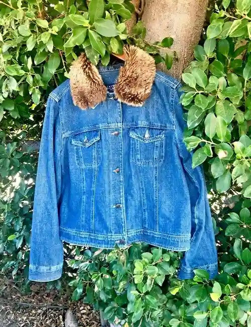 Under The Bridge 2024 Riley Keough Denim Jacket