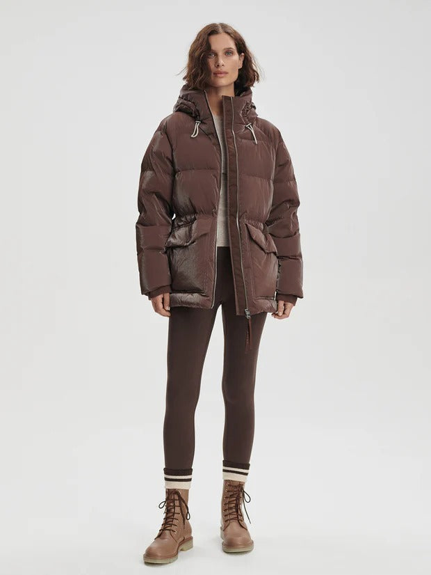Women's Mid-Length Oversized Puffer Jacket