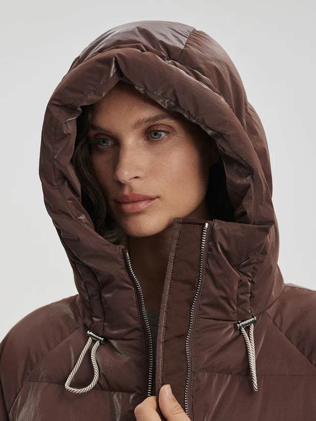 Women's Mid-Length Oversized Puffer Jacket