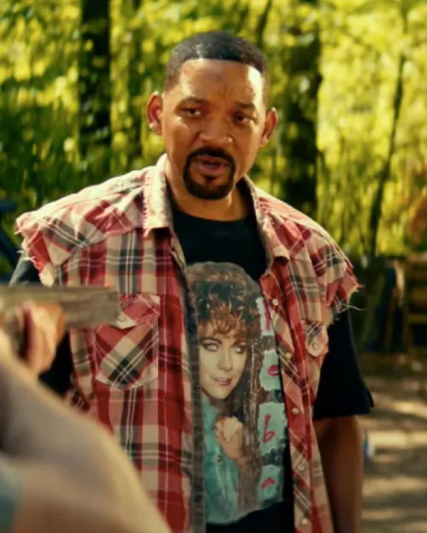Will Smith Bad Boys Ride or Die Plaid Shirt
