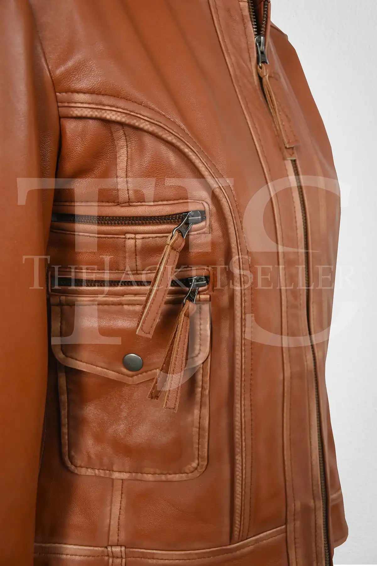 Women's Genuine Lambskin Leather Motorcycle Slim fit Designer Biker Jacket