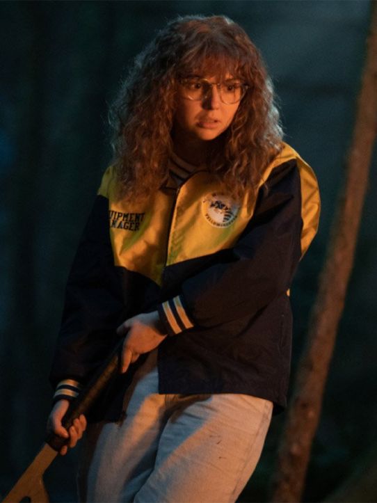 TV Series Yellowjackets Samantha Hanratty Yellow and Blue Jacket