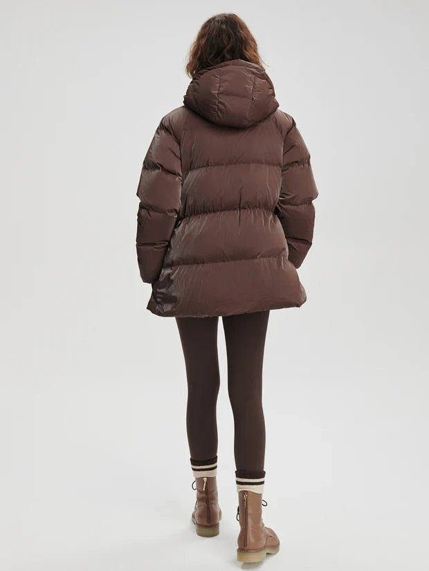 Women's Mid-Length Oversized Puffer Jacket
