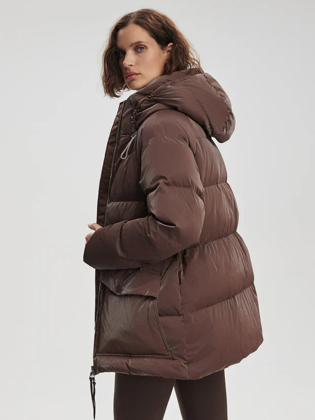 Women's Mid-Length Oversized Puffer Jacket