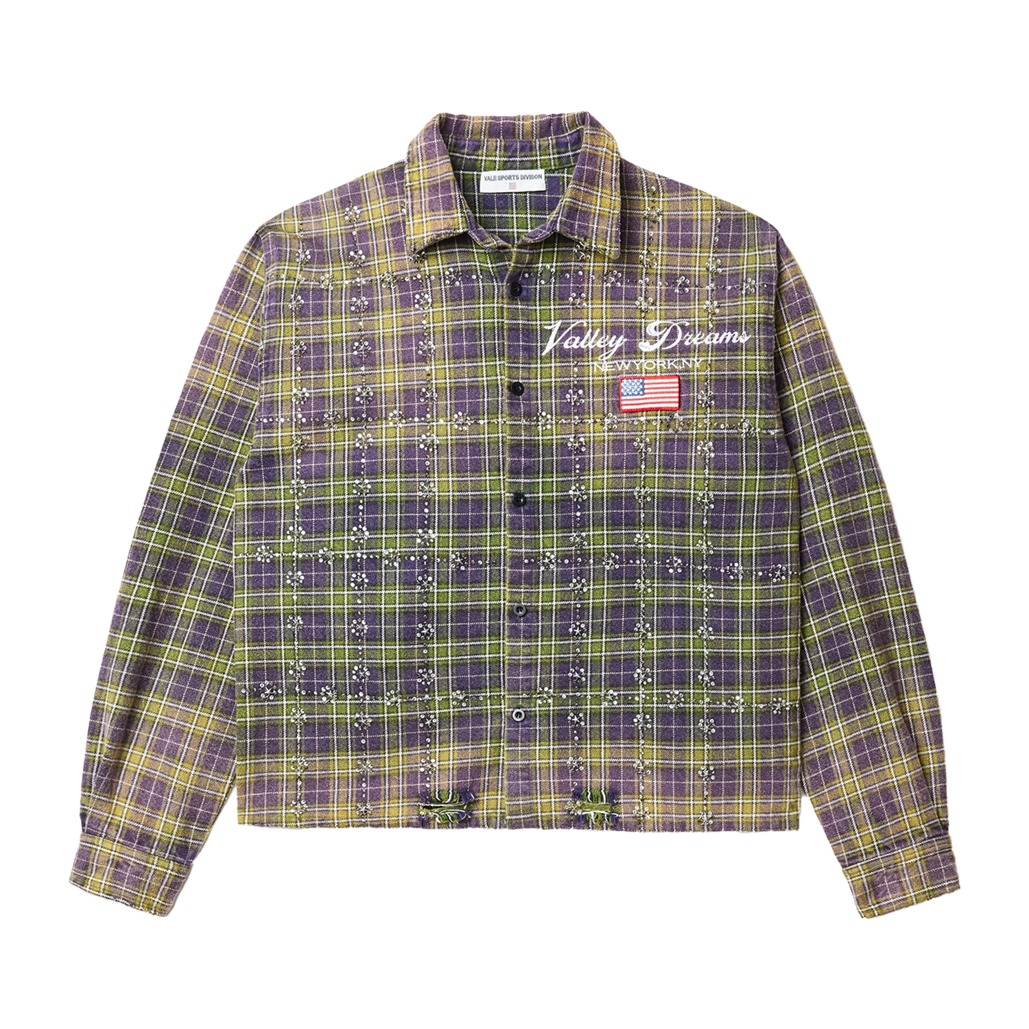 Vale Forever Toxic Flannel Green Purple