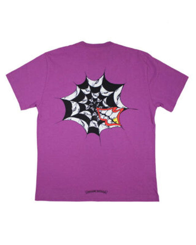 Chrome Hearts Matty Boy Spider Web T-Shirt – Purple