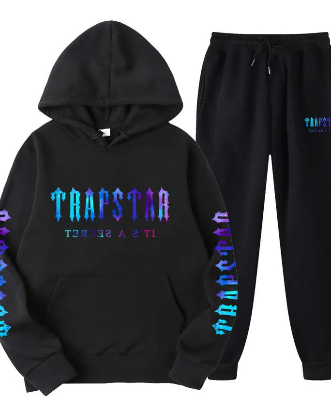 Black and Blue Trapstar Tracksuit