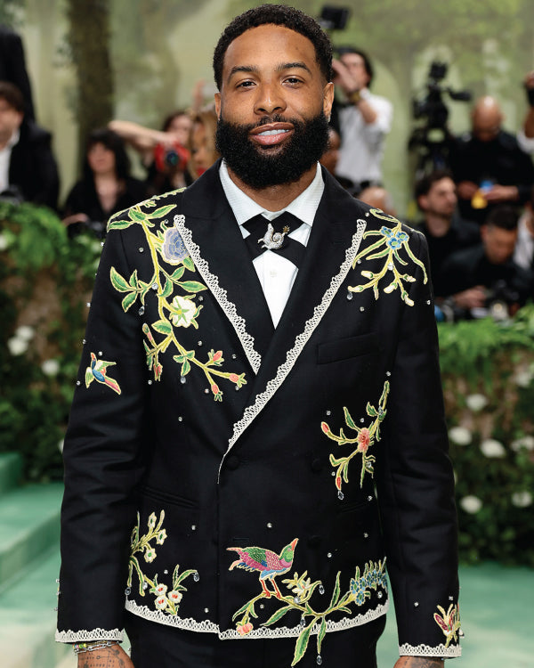 Odell Beckham Jr. 2024 Met Gala Black Blazer