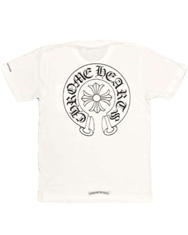 Chrome Hearts Horse Shoe Logo Pocket T-Shirt – White