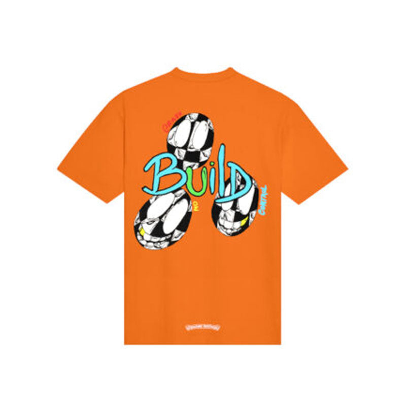 Orange Chrome Heart Shirt