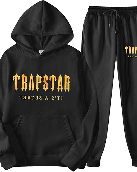 Black and Yellow Trapstar Tracksuit