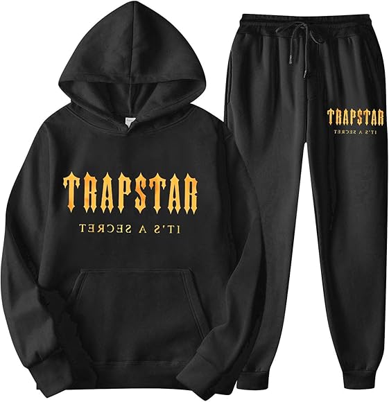 Black and Yellow Trapstar Tracksuit