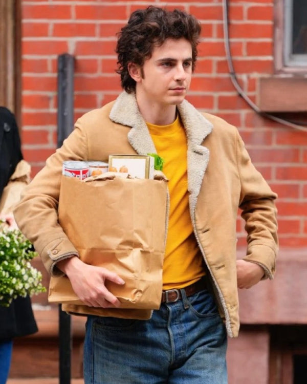 A Complete Unknown Timothee Chalamet Sherpa Jacket