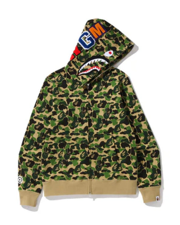 Abc Camo Shark Full Zip Hoodie