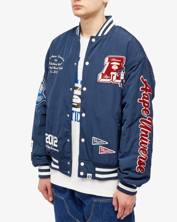 Aape College Varsity Jacket