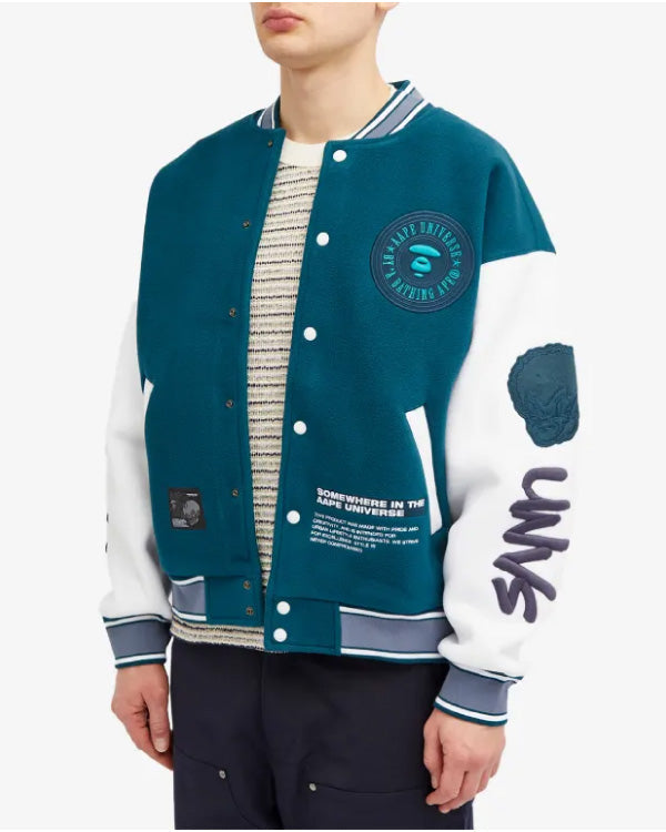 Aape Dope Fleece Varsity Jacket