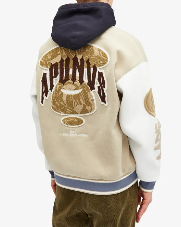 Aape Dope Fleece Varsity Jacket