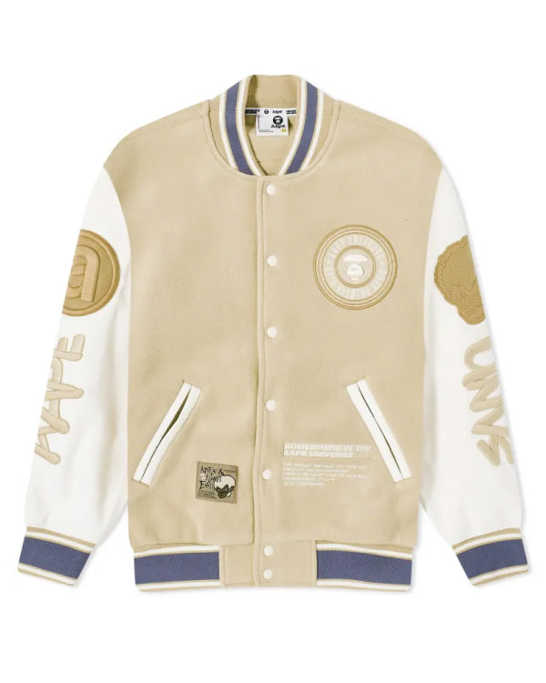 Aape Dope Fleece Varsity Jacket