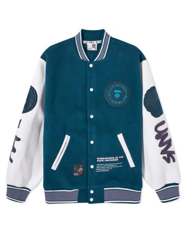 Aape Dope Fleece Varsity Jacket