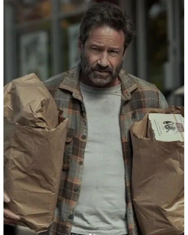 Adam The First 2024 David Duchovny Woolen Jacket